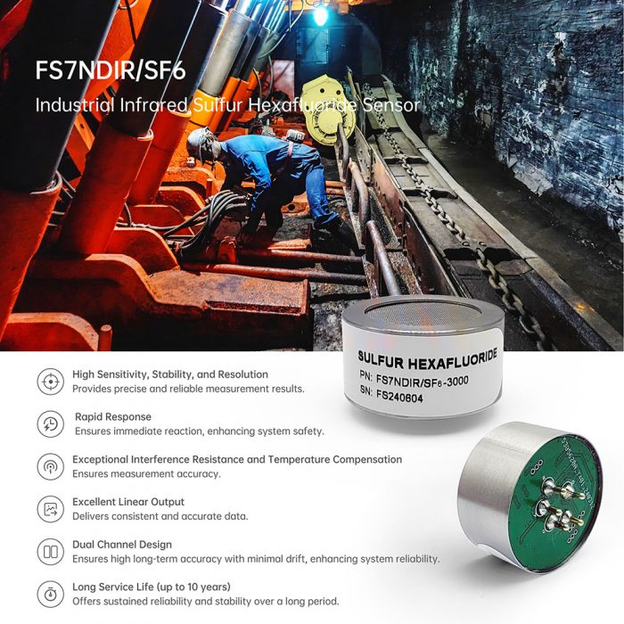 Industrial Infrared SF6 Sensor FS7NDIRSF6 (7)